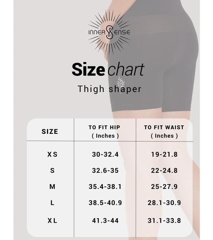 Image of Inner Sense Bamboo 4 in 1 Shapewear for Women Tummy and Thigh I High Waist Tummy Tucker for All Day Wear I Pull On Thigh Shapewear for Women Invisible Under Clothing