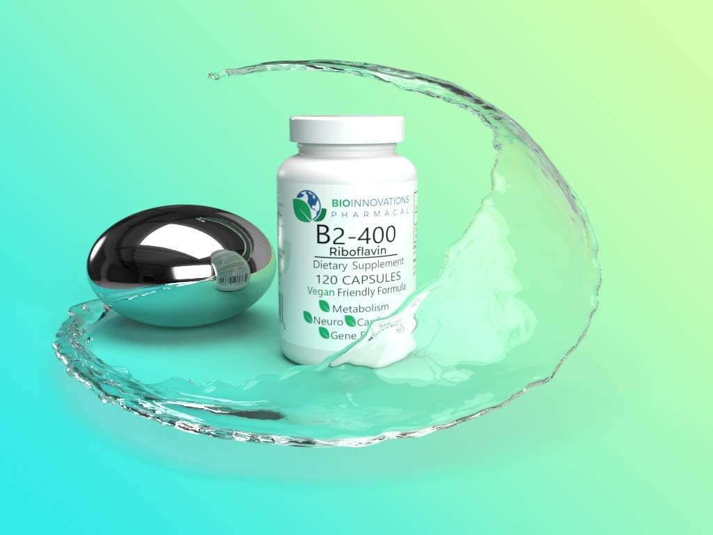 BioInnovations Vitamin B2400 Riboflavin 400 mg (120 Vegetable