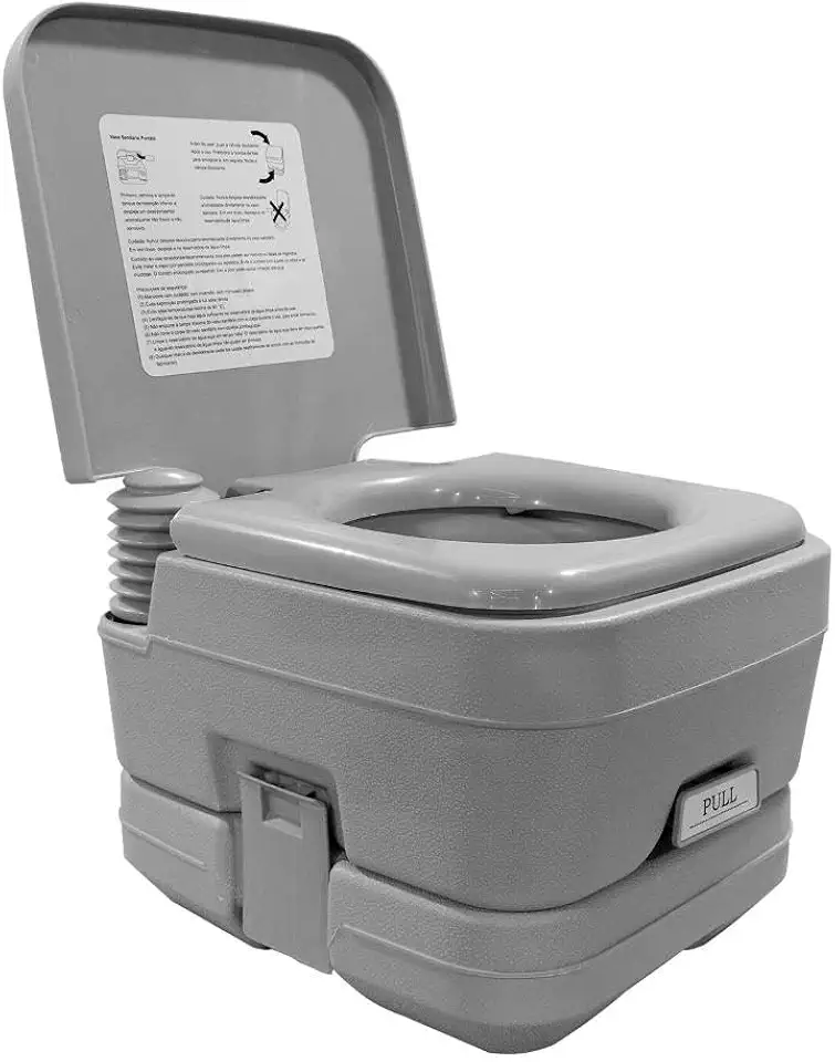 Vaso Sanitário Banheiro Químico Portátil Camping 10 Litros