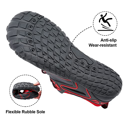 Image of XIHALOOK Athletic Hiking Water Shoes Womens Mens Quick Dry Barefoot for Beach Walking Kayaking Surfing Training