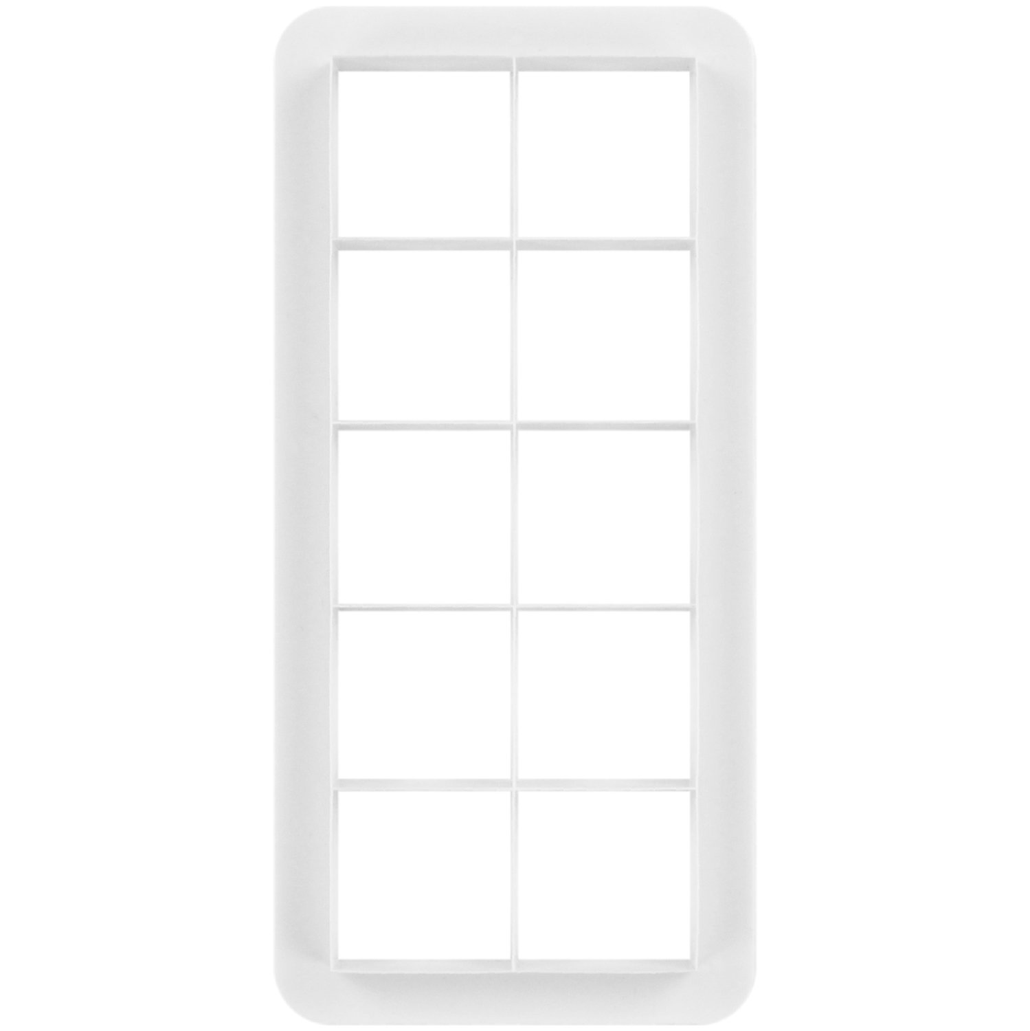 PME GMC143 Geometric Multicutter for Cake Design-Square, Large Size, 1.25-Inch, White - Image 2