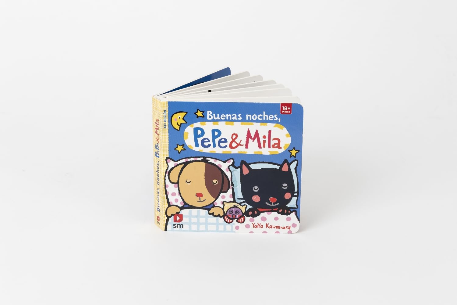 Buenas noches, Pepe y Mila (libro interactivo con solapas y desplegables, de 0 a 2 años, cuentos infantiles para tocar y jugar) Pepe y Mila y los colores