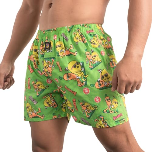 ONE HORN - Romance Printed Boxer Shorts for Men | 100% Cambric Cotton Underwear | Soft Waistband | Tag-Free Sleepwear2