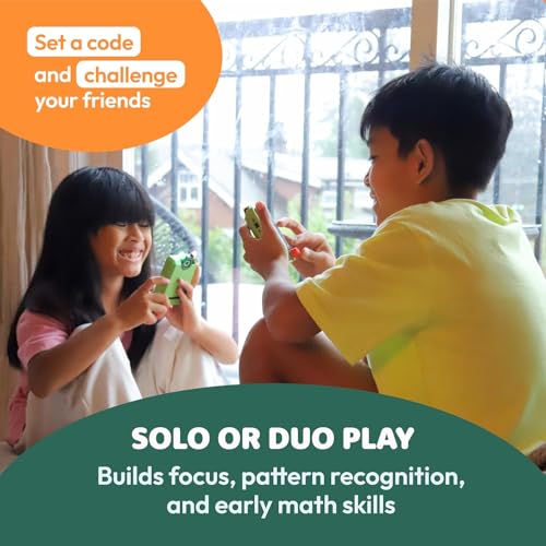 GiiKER Super Decoder – Code-Knackspiel | 600 Level | 4-stellige Farbcode-Rätsel | Solo- & Duo-Modus | Tragbares Denkspiel/Reisespiel/Gehirntraining für Kinder & Erwachsene | Mastermind, Wordle