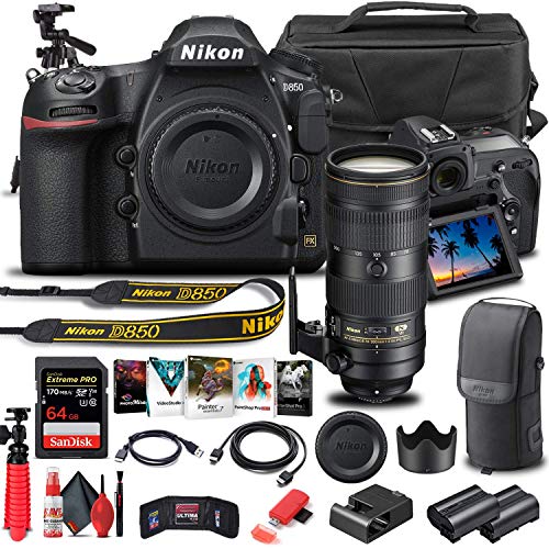Nikon D850 Cámara DSLR con lente 70-200mm paquete miniatura 1