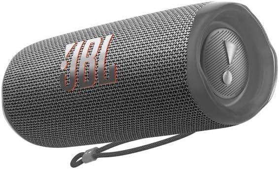 jbl flip 6 waterproof portable bluetooth speaker powerful sound and deep bass ipx7 waterproof 12 hours of playtime with megen hardshell case gr