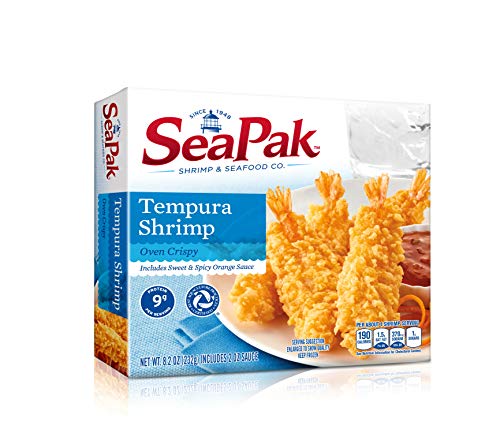 Seapak Tempura Shrimp With Oven Crispy Breading And Sweet And Spicy Orange Sauce, Frozen, 8.2 Oz #TOP2