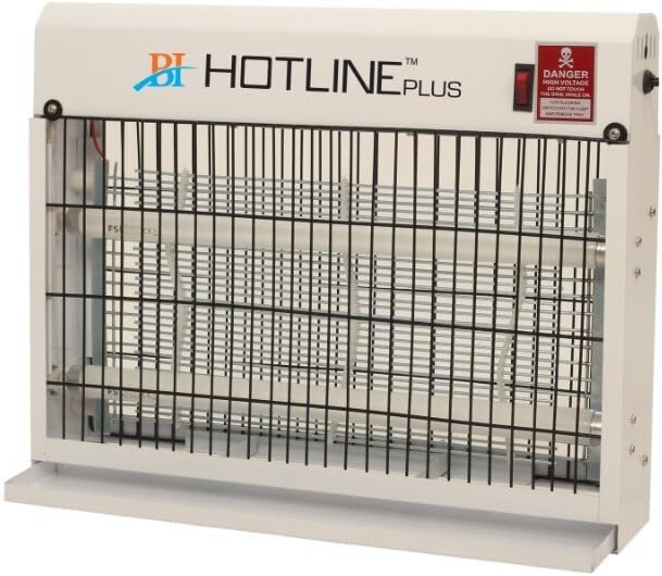 HOTLINE PLUS Electric Insect Killer | Powerful Mosquito Zapper for Indoor & Outdoor Use | UV Light Bug Zapper for Home, Office, Garden, Patio | Safe & Silent Mosquito Trap Lamp