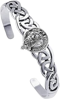 Farquharson Scottish Clan Crest Cuff Bracelet