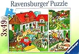  Ravensburger 09249 - Bauernhofleben, 3 x 49 Teile Puzzle