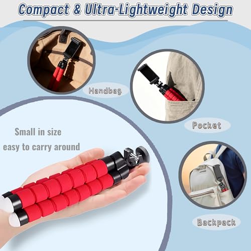 Mini trípode portátil con patas flexibles para cámaras 2