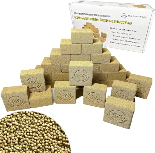 Image of Ceramic Bio Filter Media Block Bulk 150 Block 33 lbs Pack