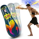Shangle-sunshine Aufblasbarer Boxturm Sack Boxsäule Tumbler Sandsäcke Fitness Training Spaß Aktivität Boxen Zielsack für Kinder Jugendliche Erwachsene(Erwachsene, 165 cm)