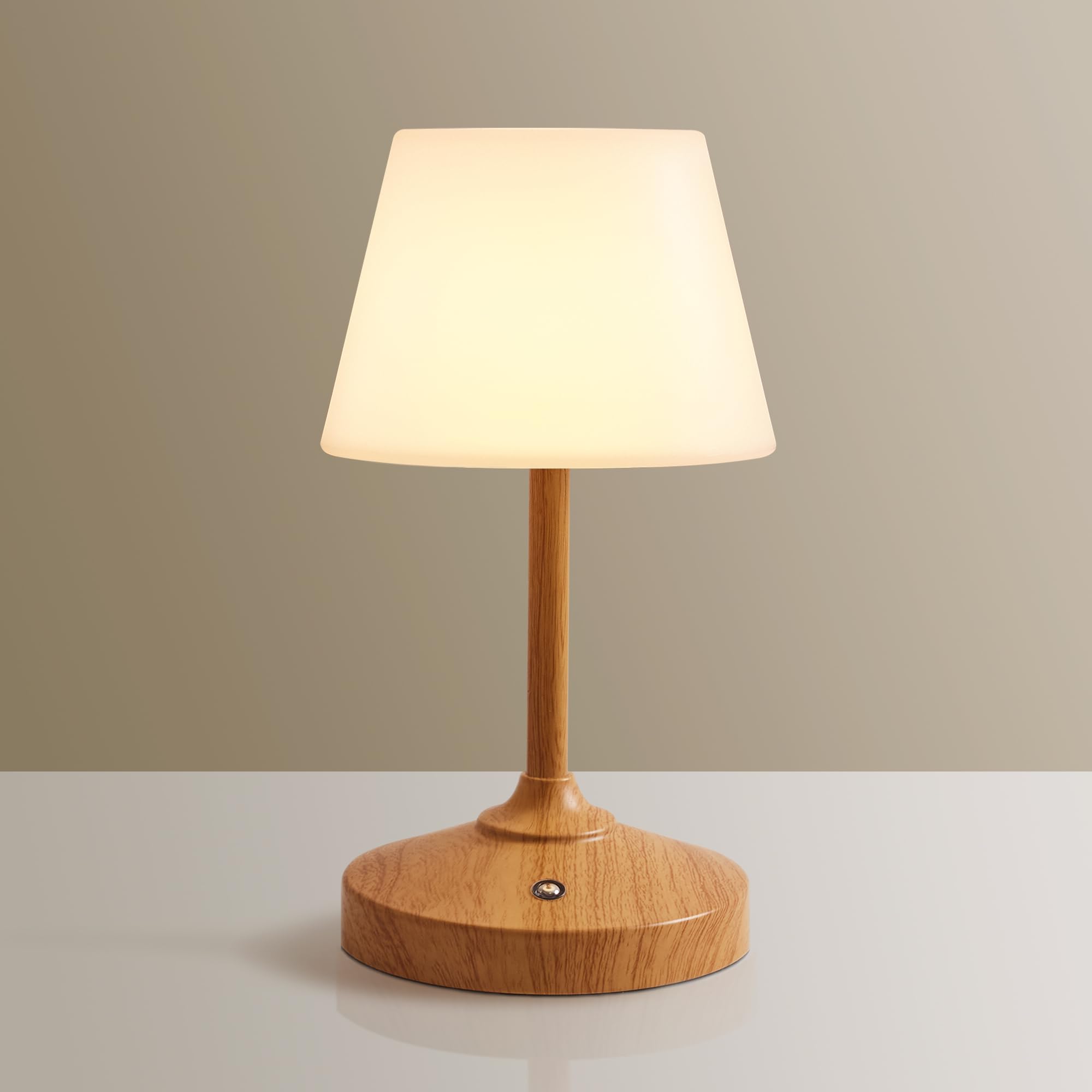 Dawnwake Table Lamp Cordless Lamp,Outdoor Waterproof Shower Lamp,5000mAh Rechargeble Battery Operated Lamps Dimmable Touch Desk Lamps,LED Night Light