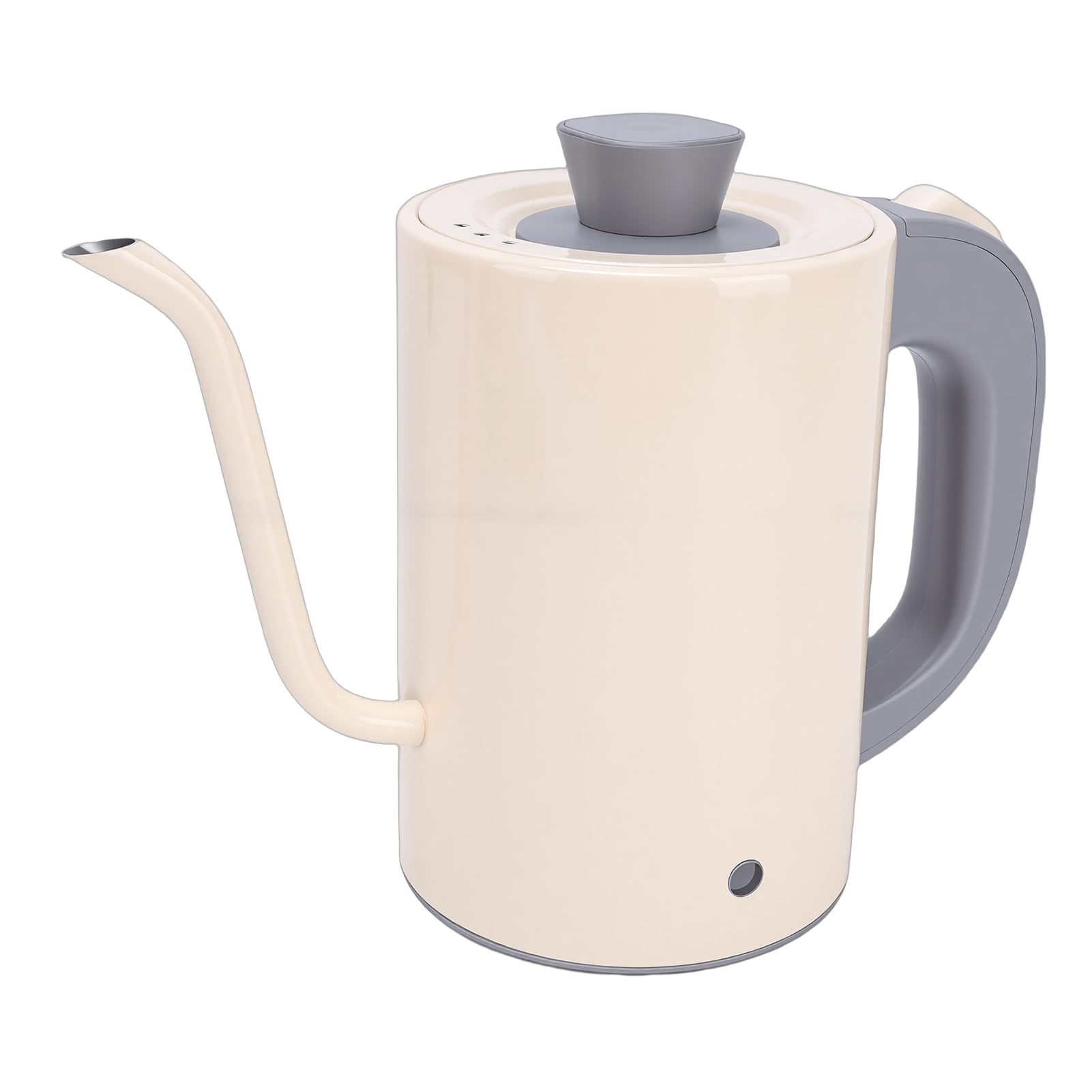 Sxhlseller Hervidor Eléctrico con Cuello de Cisne, de Acero Inoxidable de 800 Ml con Calentamiento Rápido y Control de Temperatura Preciso para Preparar té en el Hogar en la Cocina (Enchufe europeo