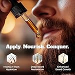 Grey Beard's Grooming Lounge - Wild Vanilla Beard Oil for Men -Eliminates Itch & Dandruff - Deep Conditioning with Jojoba, Argan & Grapeseed Oils - Vanilla & Sandalwood Scent Natural Beard Oil (1oz) - Image 3