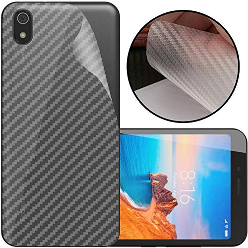 Image of Compatible with Redmi 7A Back Screen Protective Film Carbon Fiber Skin Transparent Screen Guard Sticker