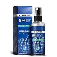 Minoxidil Hair Serum Spray, 5% Minoxidil Serum for Healthier, Thicker Hair and Beard - 60ml