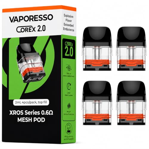 Vaporesso XROS Replacement Pods 0.6 Ohm [Pack of 4]