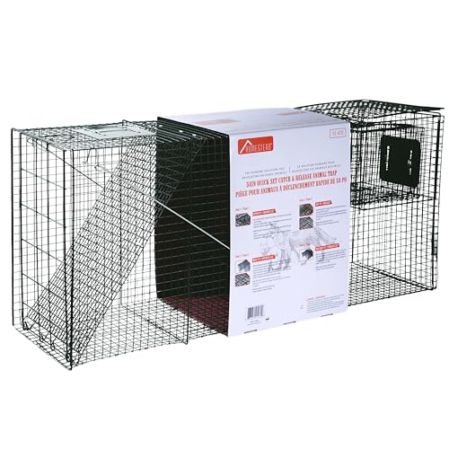 HOMESTEAD 58'' Heavy Duty Live Animal Trap - Professional Quick-Set