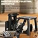 PhoLeuy Mini Montacargas A Control Remoto, 1:64 Scale Mini Remote Control Forklift & Crane Toy, Desk Toy with Crane Function, Learning for Kids & Adults, for Birthday or Office (Forklift)