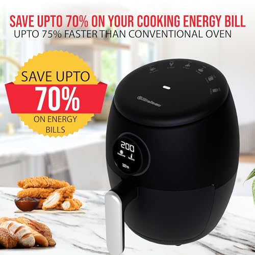 Belaco BEL-AF-02 Air Fryer, 2.1Qt Digital Display, Rapid Air Circulation, Air Fryers, 60 Min Timer thumb #8
