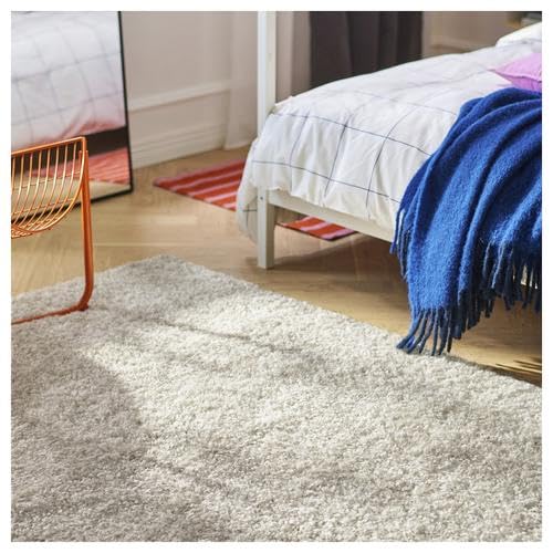 Amazon｜IKEA イケア シャギーラグ オフホワイト 120×180cm m90608089