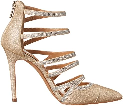 Jessica Simpson Women's Parminda Caged Pump, Champagne, 10 | Image 5
