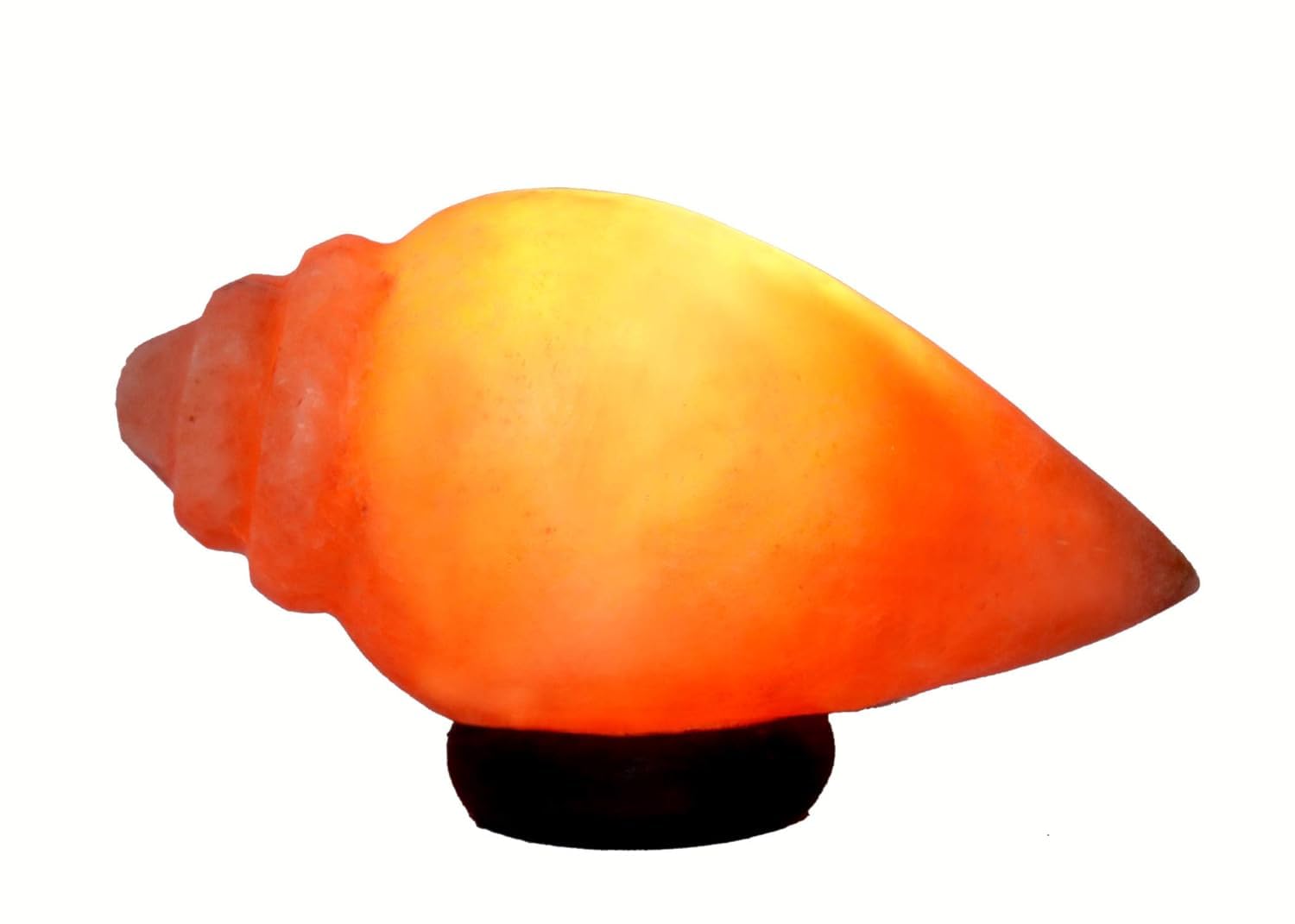 Natural Himalayan Rock Salt Lamp Shankh/Conch Shaped for Vastu, Home Decor, Feng Shui, Healing, Peace & Harmony, Gifting (3Kg - 4Kg)