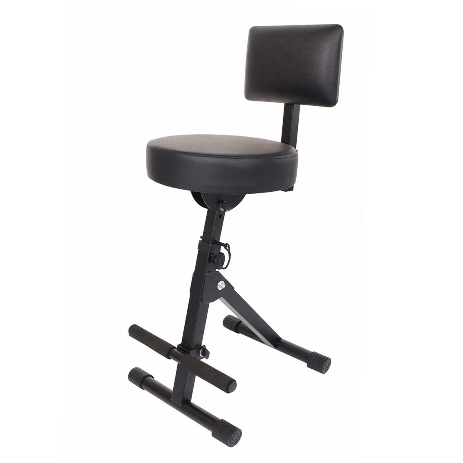 Sgabello ergonomico per chitarra, altezza regolabile, sedile imbottito di qualità, supporto confortevole per musicisti professionisti, sedia per