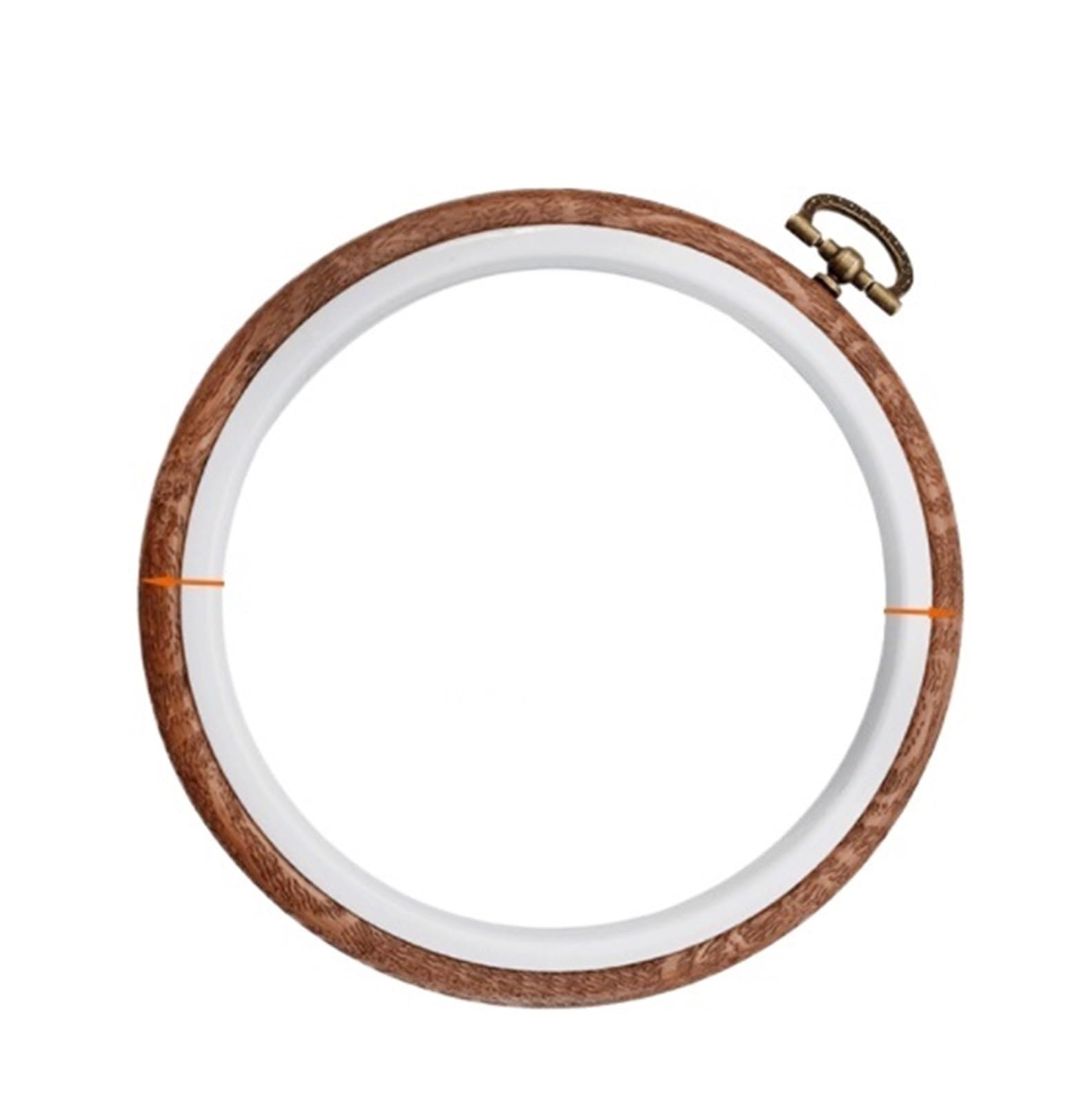 CQAHDSEVF Embroidery Hoop Circle, Mini Embroidery Hoop Set Multicolor Wood Plastic RoundOval Hoops Cross Stitch Needlecraft(Color 4)