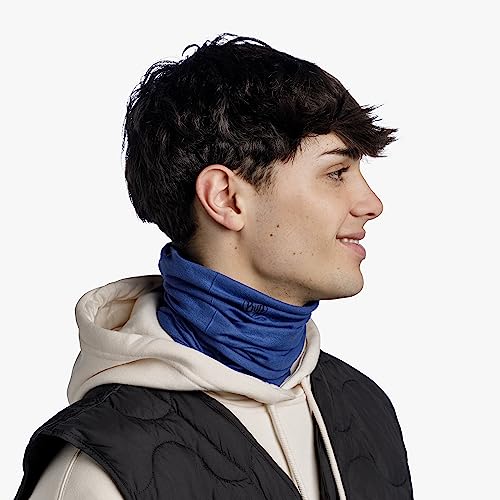 Image of BUFF Original EcoStretch Neck Gaiter, UPF 50 Sun Protection, Breathable, Versatile, Quick Dry, Solid Colors, Adult Size