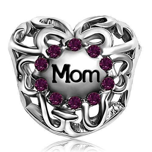 Abalorio Mom Love que celebra el vínculo maternal en tu pulsera favorita