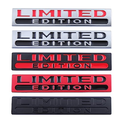 Image of 2X Limited Edition Emblem Decal Racing Sport Badge 3D Metal Sticker Accessories with Adhesive Tapes for Car Motor Truck for A3 A4 L A6L Q5 Q3(Silver-Black)