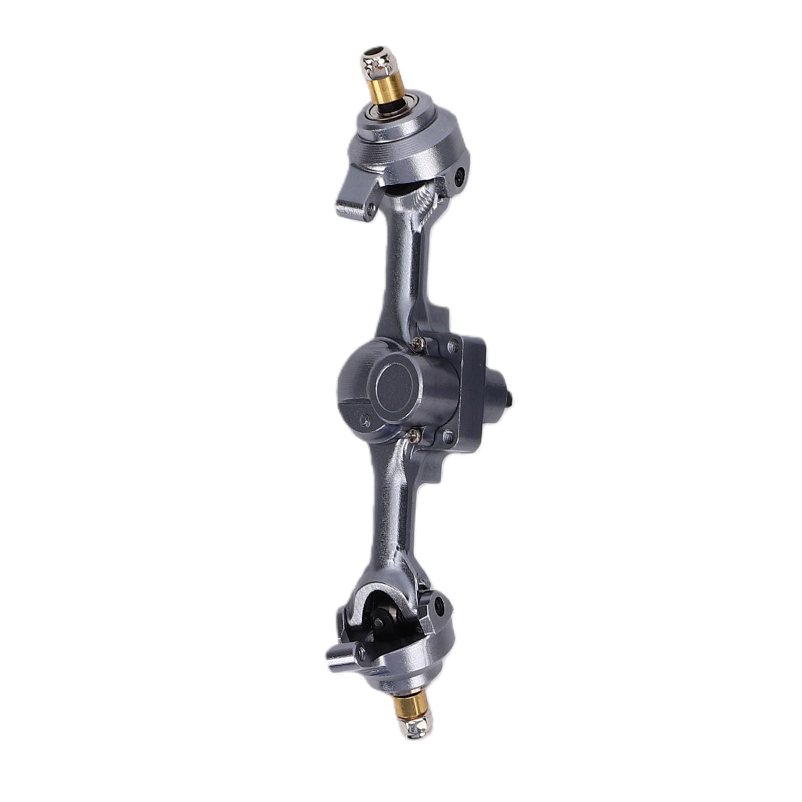 Eje Delantero y Trasero RC, Construcción de Aluminio (Silver)