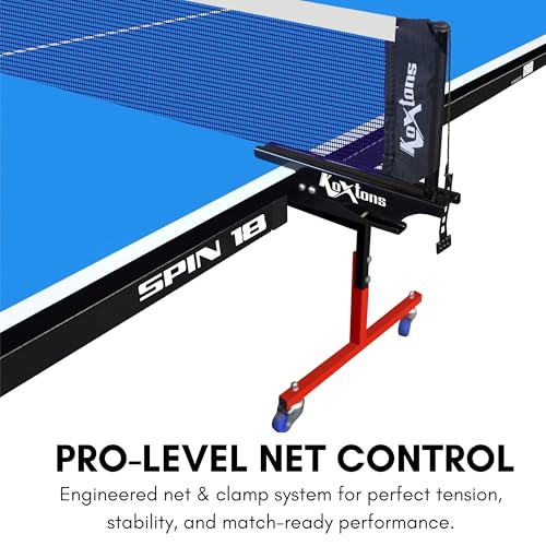 Image of Full-Size Table Tennis Table for Home, 18mm UV-Coated Top, UV & Scratch Resistant, TTFI Approved, Smooth Bounce, Indoor TT Table, tt Table for Home and Clubs, Spin 18