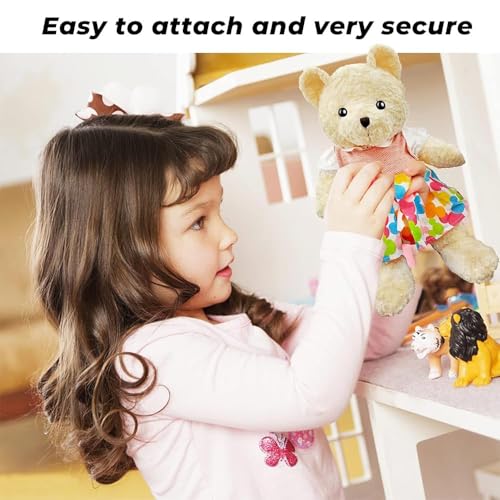 Image of DAZZLIQ 100pcs Safety Eyes for Crochet Stuffed Crochet Eyes with Washers Available Sizes 6mm, 8mm, 9mm, 10mm,12mm Plastic Black Crochet Eyes for Teddy Bear Crochet Toy Stuffed Doll Plush Animal