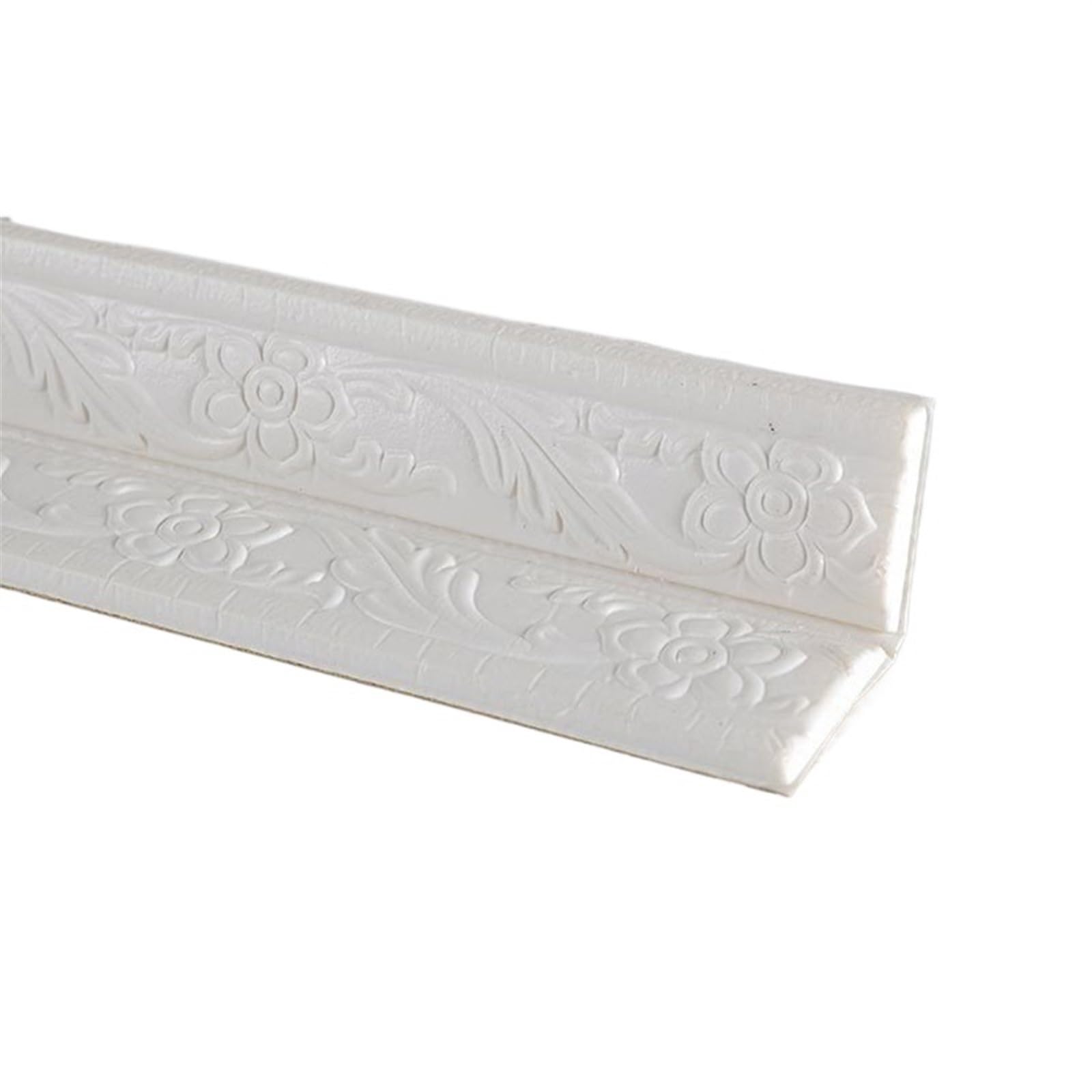 Yxinaer A Dado Rail Self Dhesive Wall Trim Line Skirting Border Self Dhesive Waterproof Baseboard Edge Strip Stickers Wallpaper Home Decor(A)
