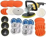 AutoCare 1200W Electric Car Polisher Buffer Sander Variable 6 Speed Polishing Wax Machine