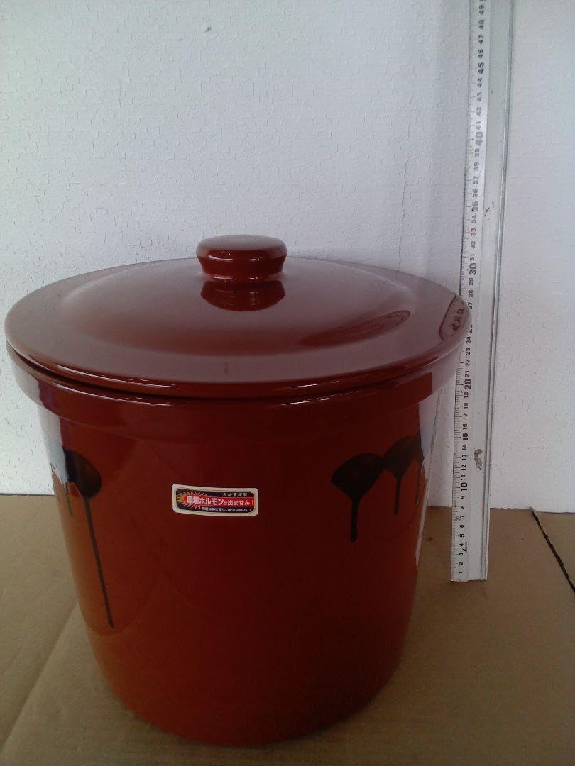 久松窯 蓋付丸壺8号 常滑焼 14.4L 2025年最新】久松 久松窯 蓋付丸壺8号 常滑焼 14.4L 2025年最新】久松