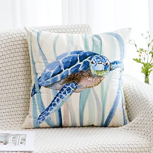 Qahing Nautical Coastal Throw Pillow Cover - Image 3