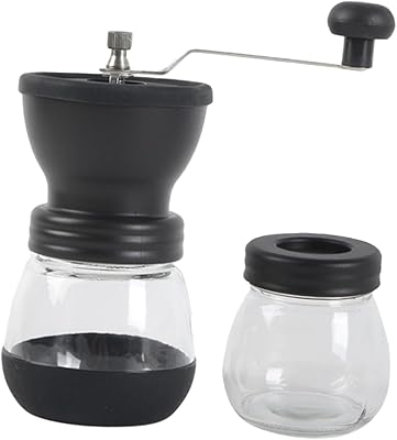 PRETYZOOM 1 Set Coffee Bean Grinder Manual Espresso Hand Coffee Handheld Burr Coffee Hand Grinder Travel Coffee Travel Espresso Maker Manual Burr Crank Coffee Black Plastic Grade Pp