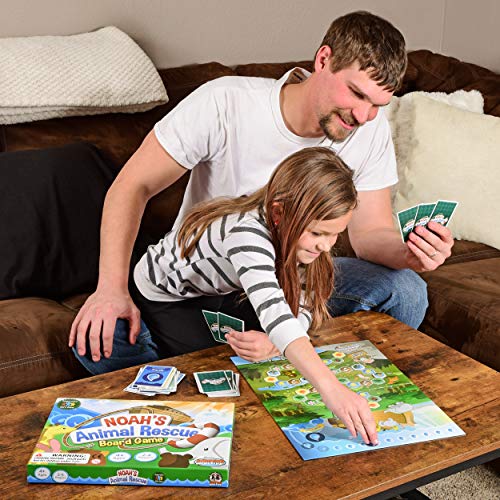 Noah's Animal Rescue Cooperative Bible Board Game miniatura 3