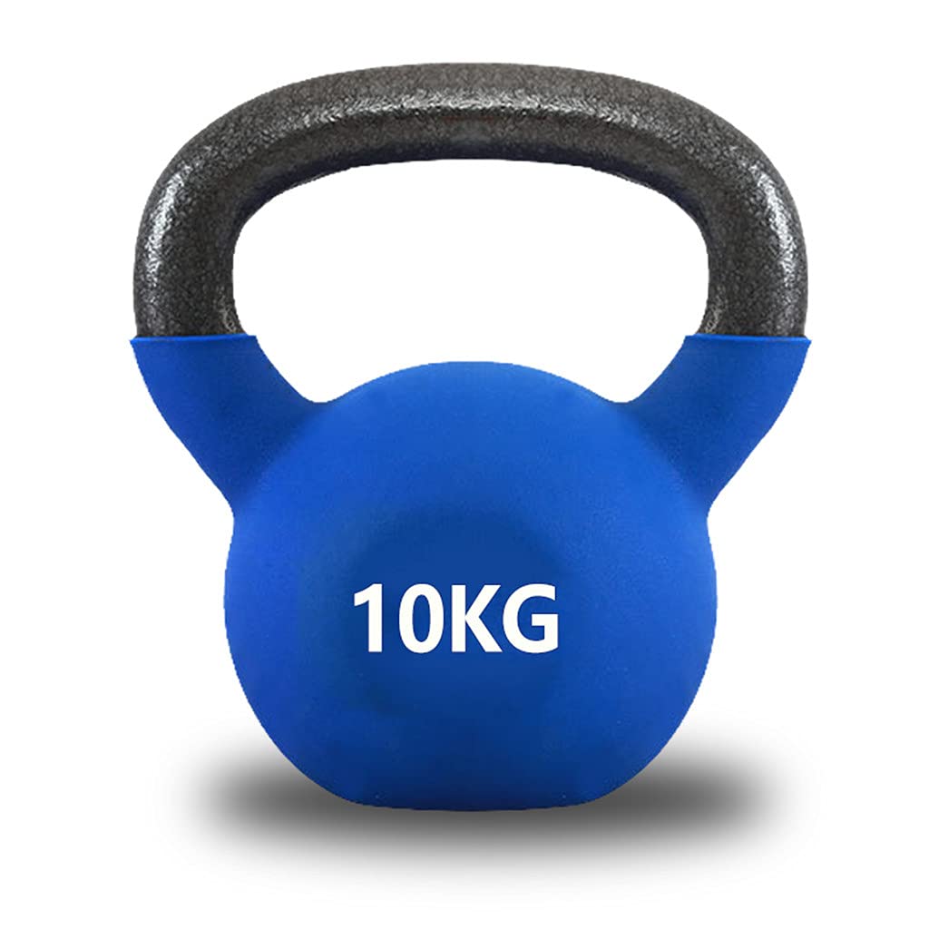 Vinyl Coated Kettlebells Weight Available:8KG,10KG,12KG, Kettlebell Weight Set Comfort Grip Wide Han