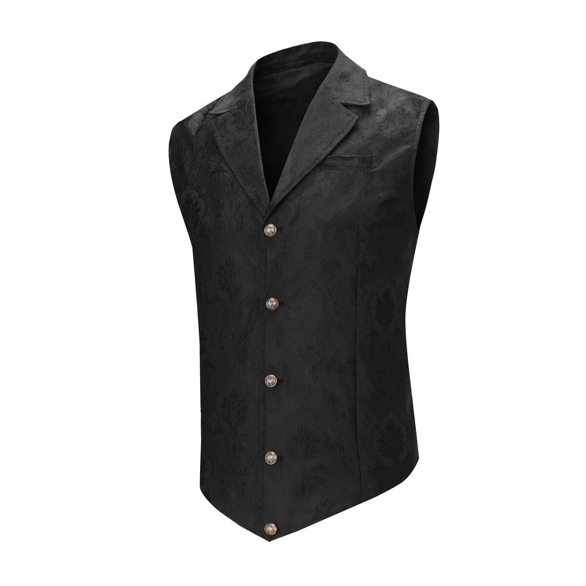 Allthemen Gilet da Abito per Uomo Gilet Formale Paisley per Feste Suit Vest Elegante Business