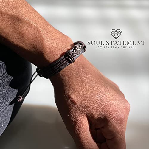 Men's Leather Wrap Turtle Bracelet, Adjustable Sizing for Men and Teenagers, Sea Turtles Charm3