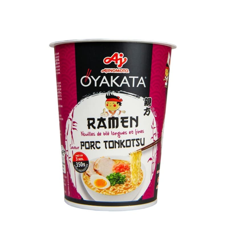 OYAKATA - RAMEN PORC TONKOTSU EN CUP 62G - LOT DE 5