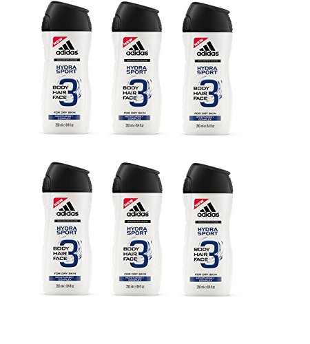Preisvergleich Produktbild Adidas Duschgel 3in1 Hydra Sport 6 * 250ml