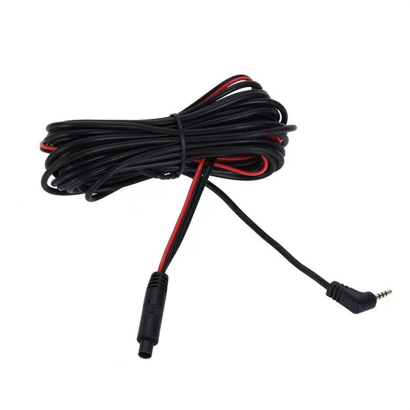 cámara de visión Trasera Cable de extensión Auxiliar de 2,5mm, 6M/10M, grabadora de 5 Pines, cámara de Respaldo de visión Trasera de Coche, Filtro de cámara de Coche para Marcha atrás(A)