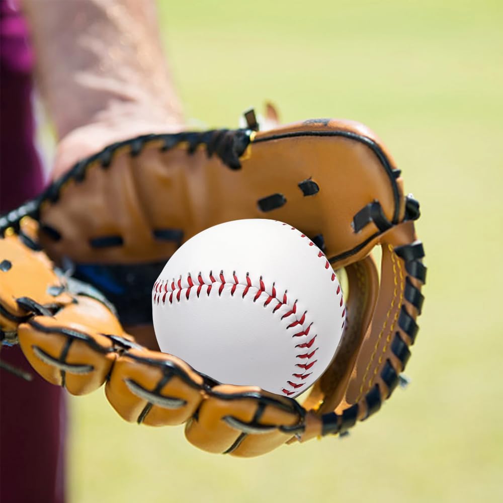 Pelotas de Béisbol Profesionales 9 Pulgadas Cosidas a Mano Dura/Blanda para Adultos y Jóvenes